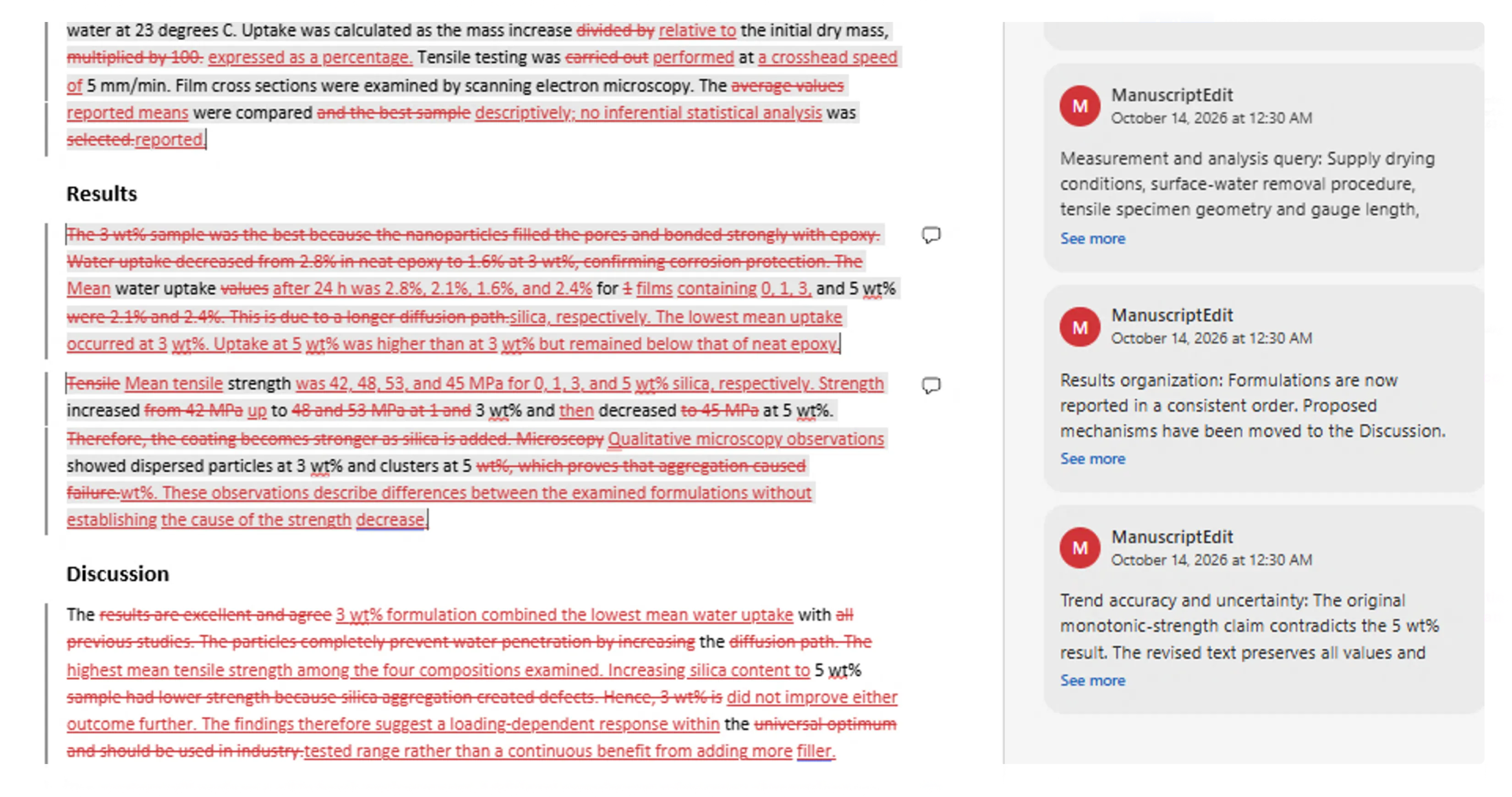 Developmental editing sample with technical revisions